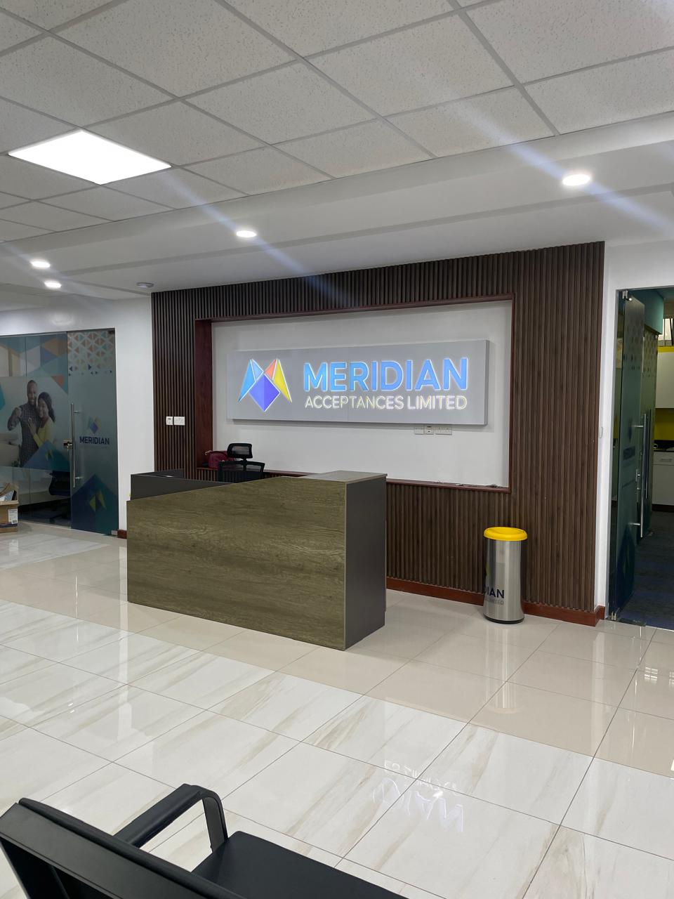 Meridian Acceptances Ltd Interior Fit-Out Office